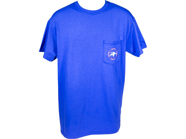 Animal Emblem T-Shirt-Blue - 1