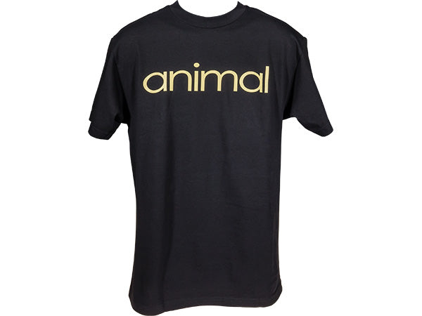Animal Wordmark T-Shirt-Black - 1