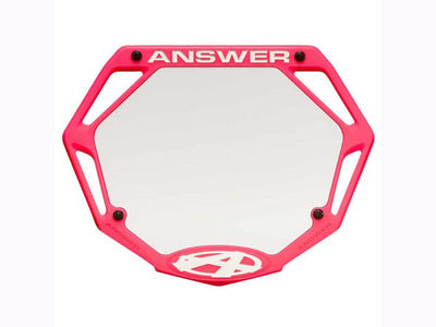 Answer BMX 3D Number Plate