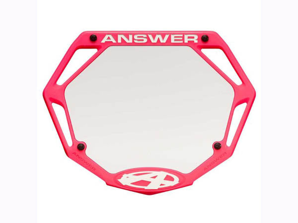 Answer BMX 3D Number Plate - 1