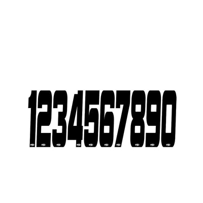 Answer BMX Plate Numbers-2"