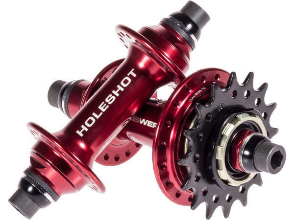 Bombshell Hub Set-28H-Red Bombshell SL Rims - Red - 28H - 20 x 1-1