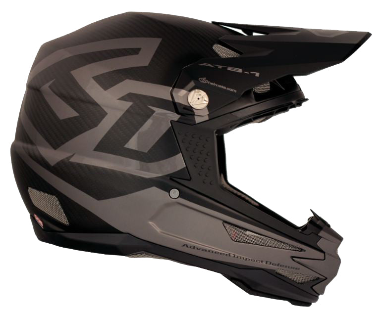 6D ATB 1 Carbon Macro BMX Racing Helmet Black at J R Bicycles J R Bicycles Inc