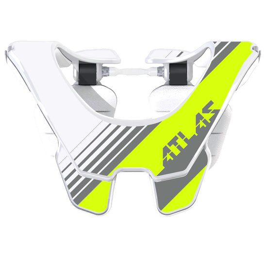 Atlas Prodigy Race Neck BraceAcid Grey/White — J&R Bicycles, Inc.