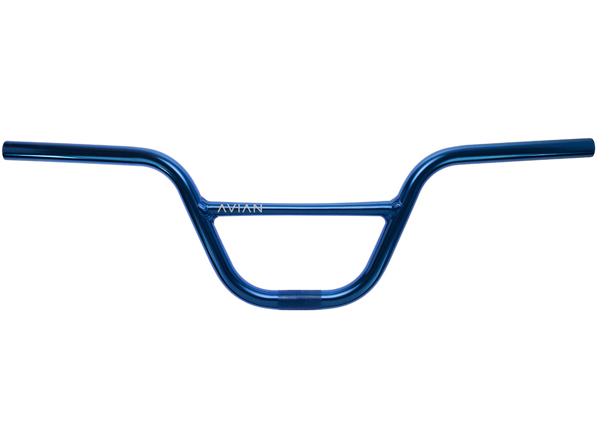 Blue bmx outlet handlebars