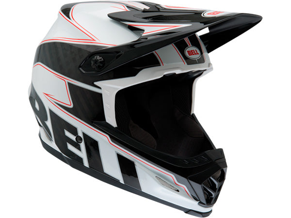 bell full-9 carbon full face helmet Bell Full-9 Carbon Helmet-White/Black at J&R Bicycles – J&R Bicycles, Inc