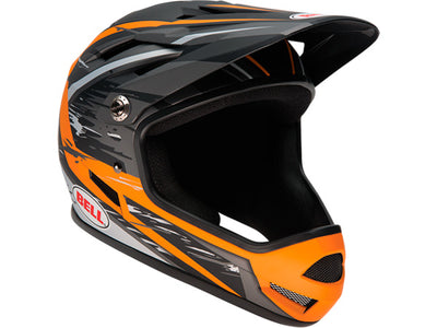 Bell Sanction Helmet-Matte Silver/Orange