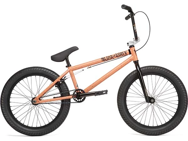 Kink 2020 Curb 20 Freestyle BMX Bike Gloss Cantaloupe Splatter at J R Bicycles J R Bicycles Inc