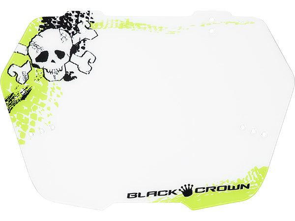 Black Crown Skull Number Plate - 2