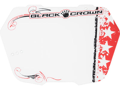 Black Crown Stunt Number Plate