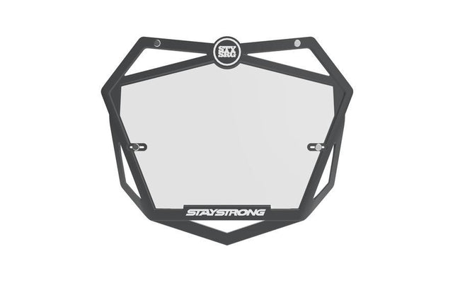 Stay Strong Primo 3D BMX Race Number Plate - 1