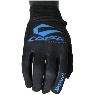 Corsa Warrior X BMX Race Gloves-Black/Blue