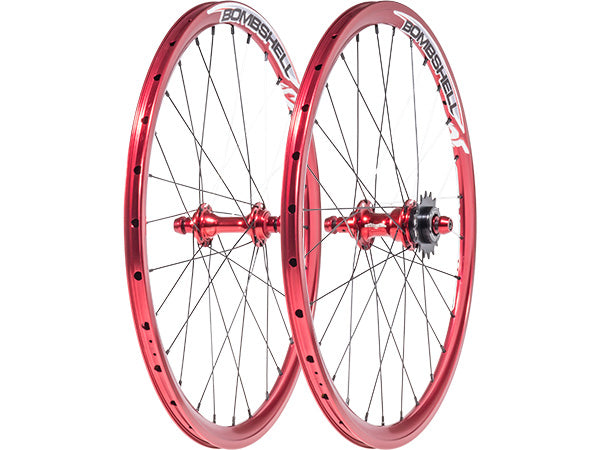 Bombshell Jet Cassette Wheel Set Expert 20x1 3 8 at J R Bicycles J R Bicycles Inc