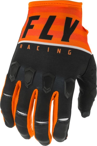 Fly Racing 2020 Kinetic K120 BMX Race Gloves-Orange/Black/White