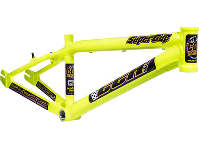CCH Super Cup Aluminum BMX Race Frame-Fluorescent Yellow
