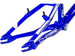 Chase RSP 1.0 BMX Race Frame-Ltd Ed Blue - 3