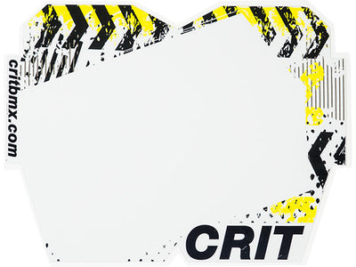 Crit Caution Number Plate