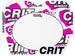 Crit Logo Bomb Number Plate - 4
