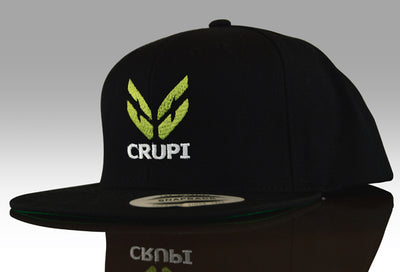 Crupi Snapback Logo Hat-Black