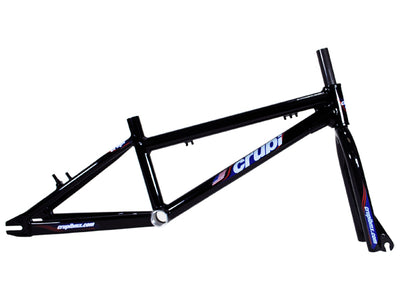 Crupi Pit Bike Frame/Fork Kit-Black