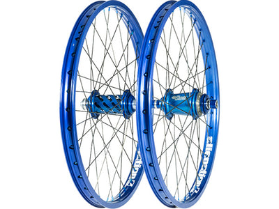 Custom Wheelset: Blue Alienation Malice Rims-Blue Onyx Hubs-20x1.75"