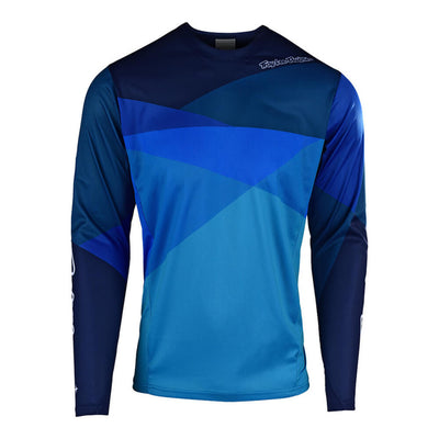 Troy Lee Designs 2019 Sprint Jet BMX Race Jersey-Ocean/Blue