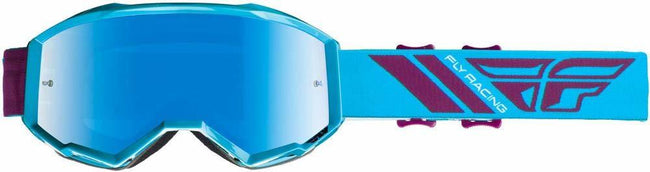 Fly Racing 2019 Zone Pro Goggles-Blue/Port/Blue Mirror - 1