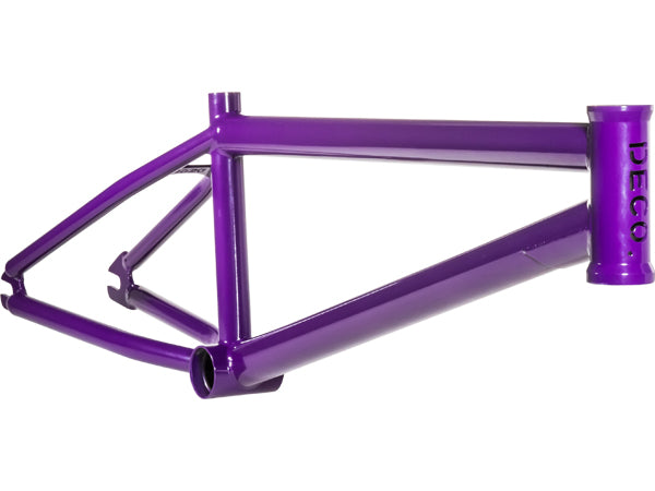 Deco Lifted BMX Frame-Purple - 1