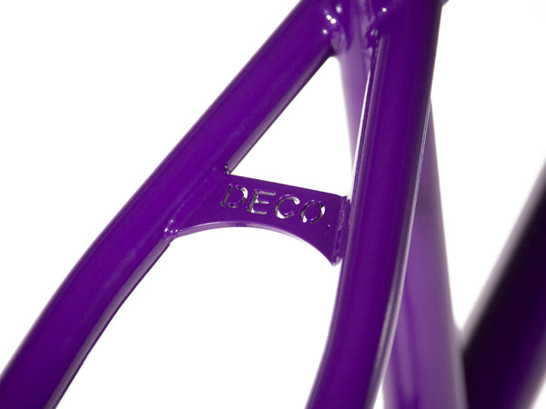 Deco Lifted BMX Frame-Purple - 3