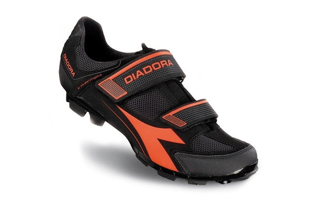 Diadora X Phantom Jr Clipless Shoes-Black/Red - 1