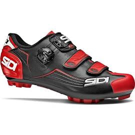 Sidi Trace Clipless Shoes - Black/ Red - 1