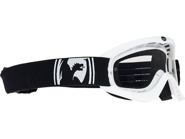 Dragon MX Goggles Youth-White/Clear - 1