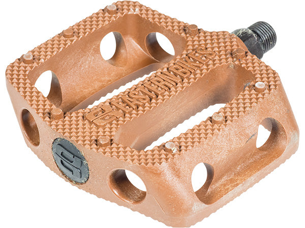 brown pedal Eastern Platform Pedals-Brown