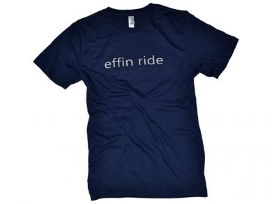 Effin Ride "Effin Ride" T-Shirt-Dark Blue