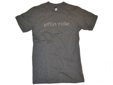 Effin Ride &quot;Effin Ride&quot; T-Shirt-Light Gray - 1