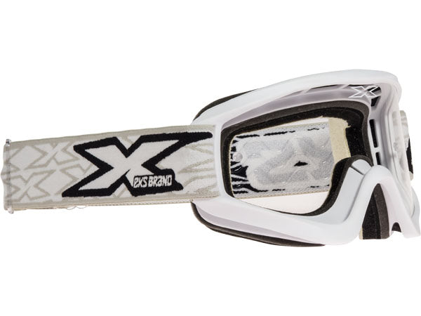 X-Brand Flat Out Goggles-Matte White/Clear - 1