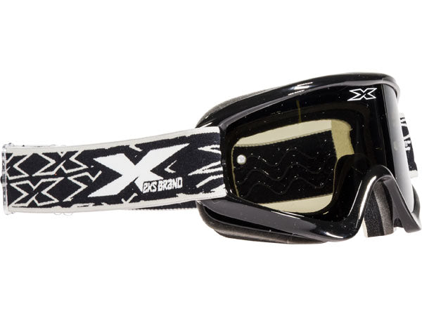X-Brand Gox Blackout Goggles-Shiny Black - 1
