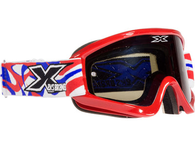 X-Brand Limited Goggles-Patriot Red