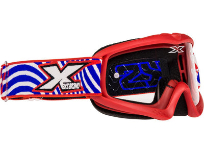 X-Brand X-Grom Youth Goggles-Matte Red