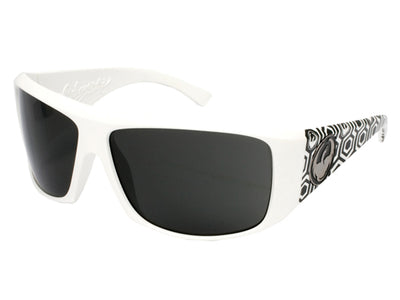 Dragon Calaca Sunglasses-White Hex