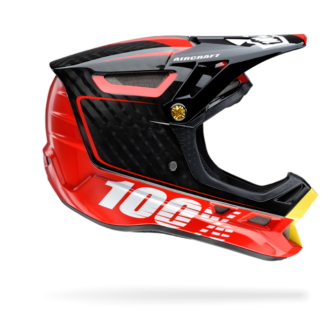 helm downhill 100 100% Aircraft Downhill Helmet-Bi-Turbo Red
