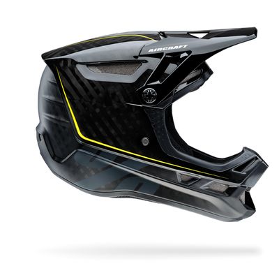 100% Aircraft Downhill Helmet-Raw Black