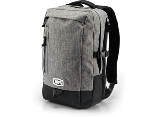 100% Transit Backpack-Heather Grey - 1