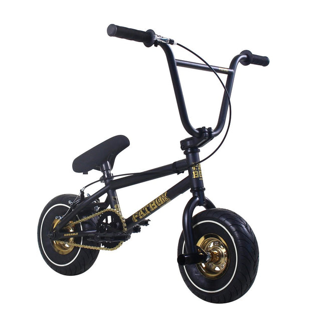 Fat Boy Mini BMX Bike The Assault-Black/Gold - 1