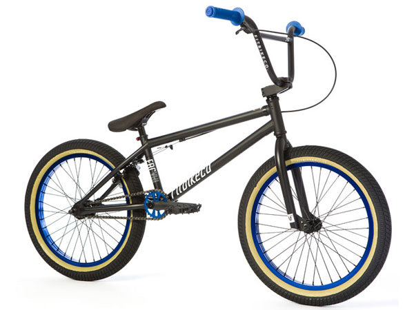 FIT 2014 VH 1 BMX Bike Matte Black Blue at J R Bicycles J R Bicycles Inc