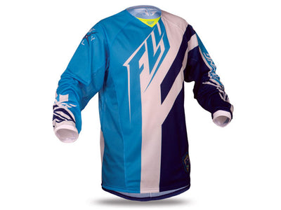 Fly Racing 2014 Kinetic Mesh BMX Race Jersey-Blue/Navy