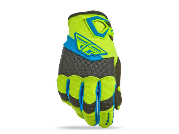 Fly Racing 2015 F-16 Gloves-Ltd Ed-Hi-Vis/Blue - 1