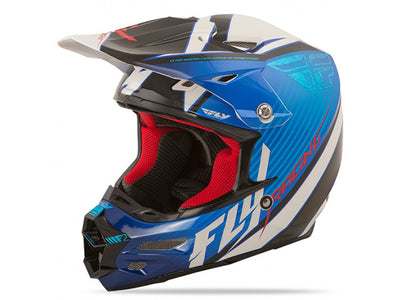 Fly Racing F2 Carbon Fastback Helmet-Black/Blue/White