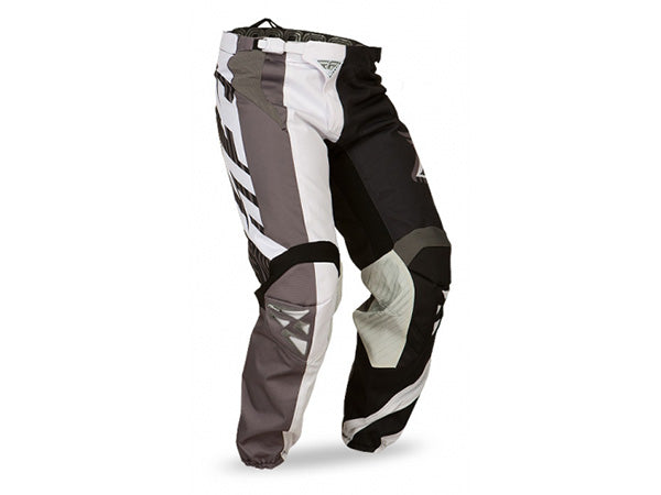 Fly Racing 2015 Kinetic Division Race Pants-Black/White - 1