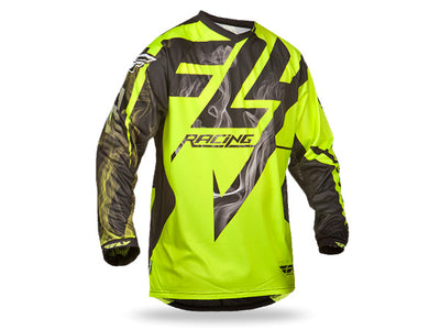 Fly Racing 2015 Lite Hydrogen BMX Race Jersey-Black/Hi-Vis